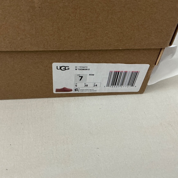 UGG TASMAN SLIPPERS PINK DAWN BRAND NEW IN ALL SIZES - Picture 4 of 7